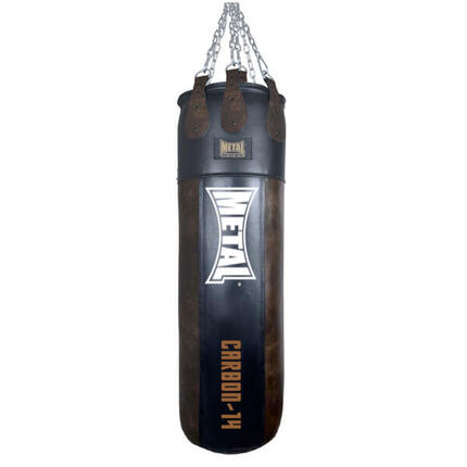 Sac de frappe Cuir CARBON FIGHT 120 Métal Boxe