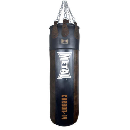 Sac de frappe Cuir CARBON FIGHT 120 Métal Boxe