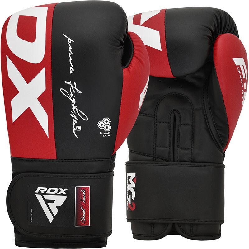 Guante de boxeo F4 entrenamiento ROJO-10 OZ