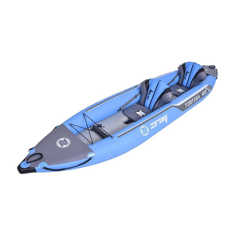 Kayak gonflable double Zray Tortuga 400 avec plancher Drop-Stitch