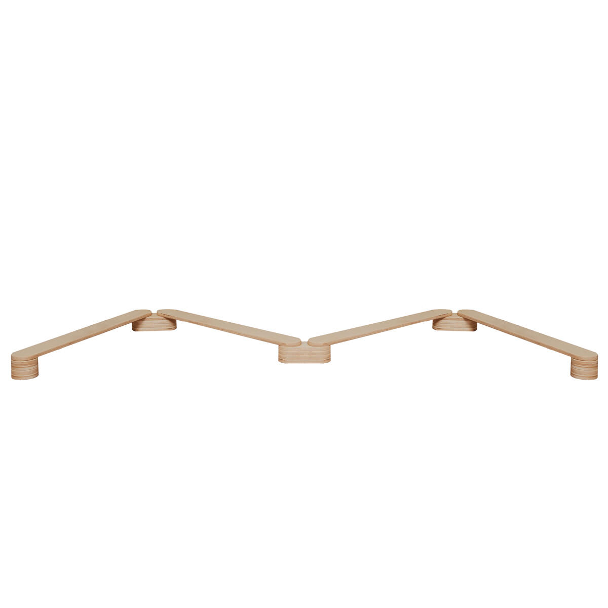 Leg&go - Poutre D’équilibre, Lot De 4 - Parcours Motricite - Beige - Taille Unique - Decathlon