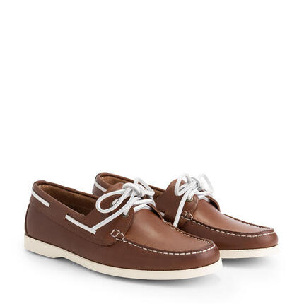 Ebeltoft Femme - Chaussures bateau - Cuir - Marine