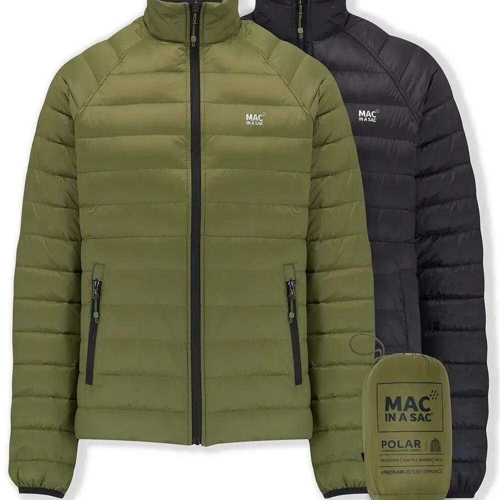 Polar Mens Packable Reversible Down Jacket