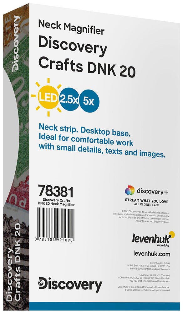 Lupa de cuello Crafts DNK 20 Levenhuk 3/5