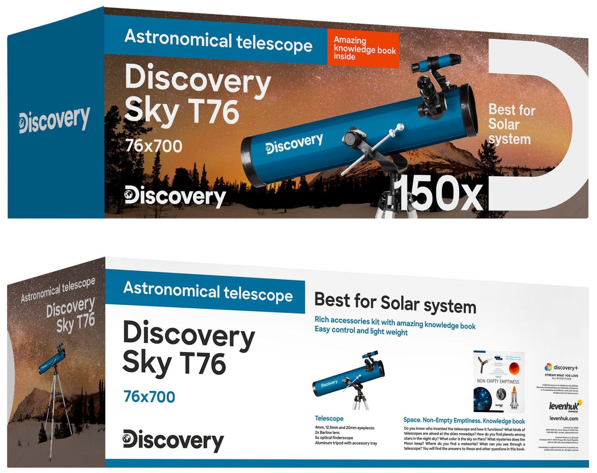 Telescopio con libro Sky T76 (EN) Discovery 4/6
