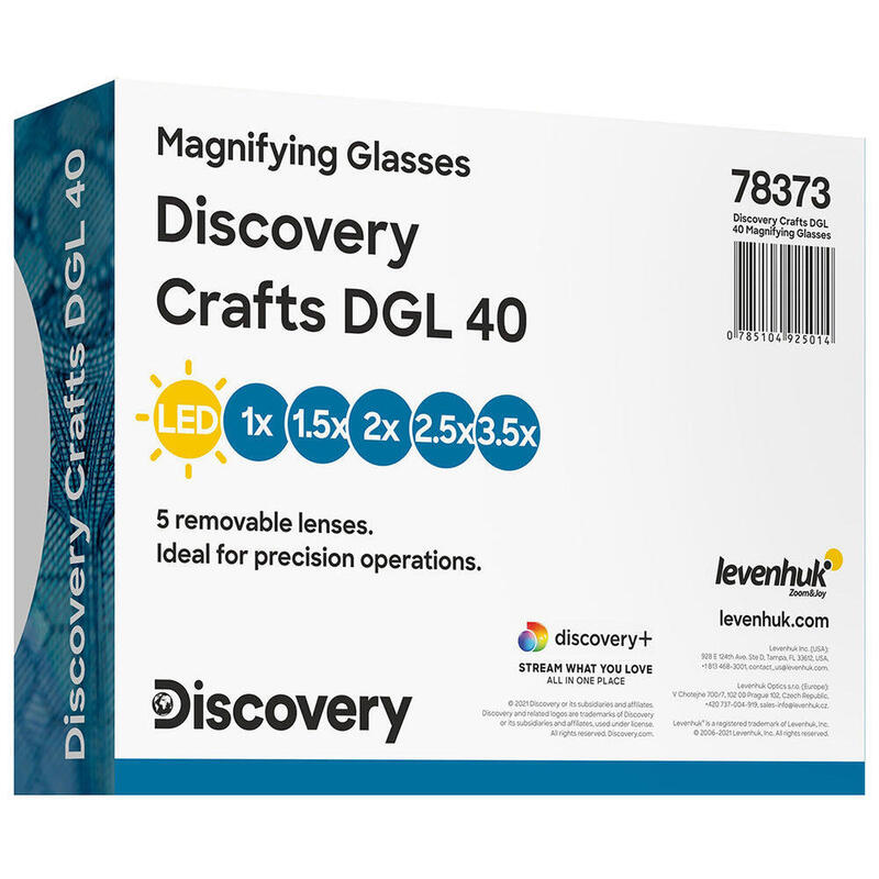 Lupa para gafas Crafts DGL 40 Discovery