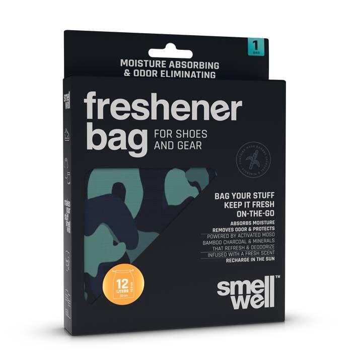 SmellWell  anti geur en vocht sporttas groen 3/4