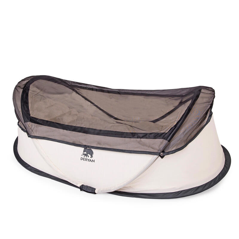 Infant Pop-Up BabyBox - Cuna de camping - Mosquitera para bebé - Crema