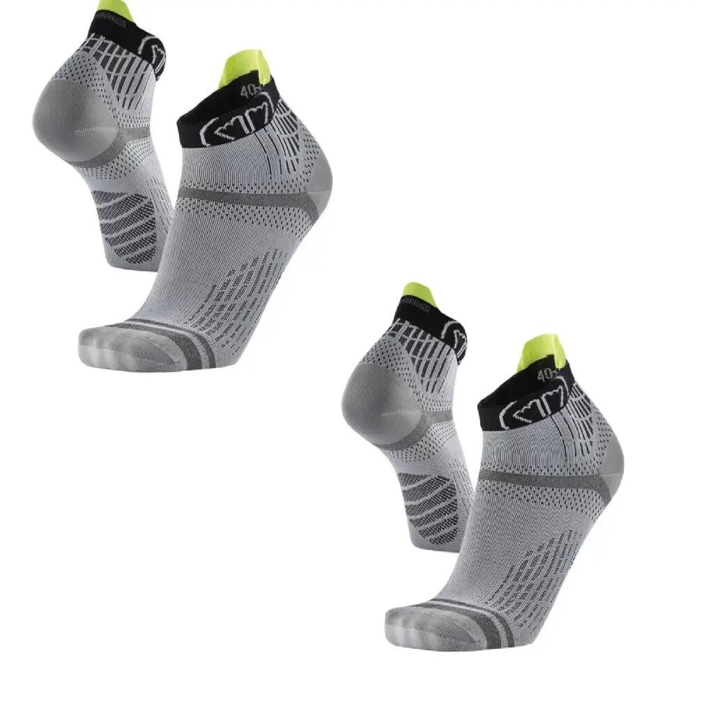 Thin socks designed for road running. Pack of 2 pairs - Run Feel