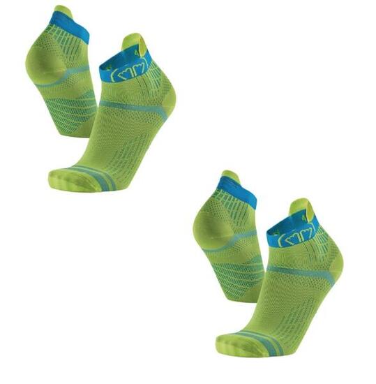 Chaussettes fines pour la course à pied sur route. Lot de 2 paires - Run Feel