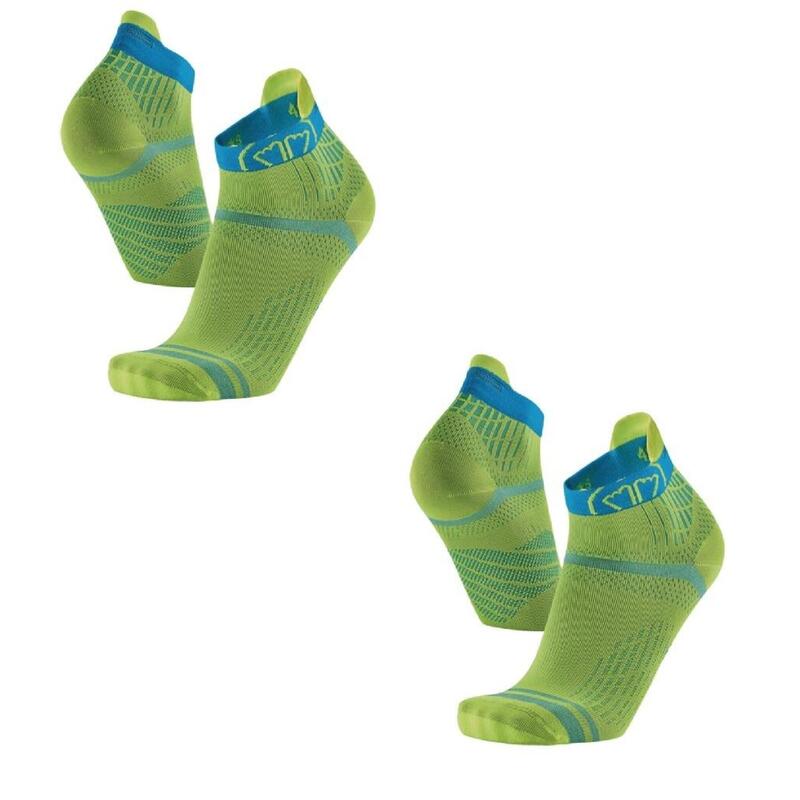 Chaussettes fines pour la course à pied sur route. Lot de 2 paires - Run Feel