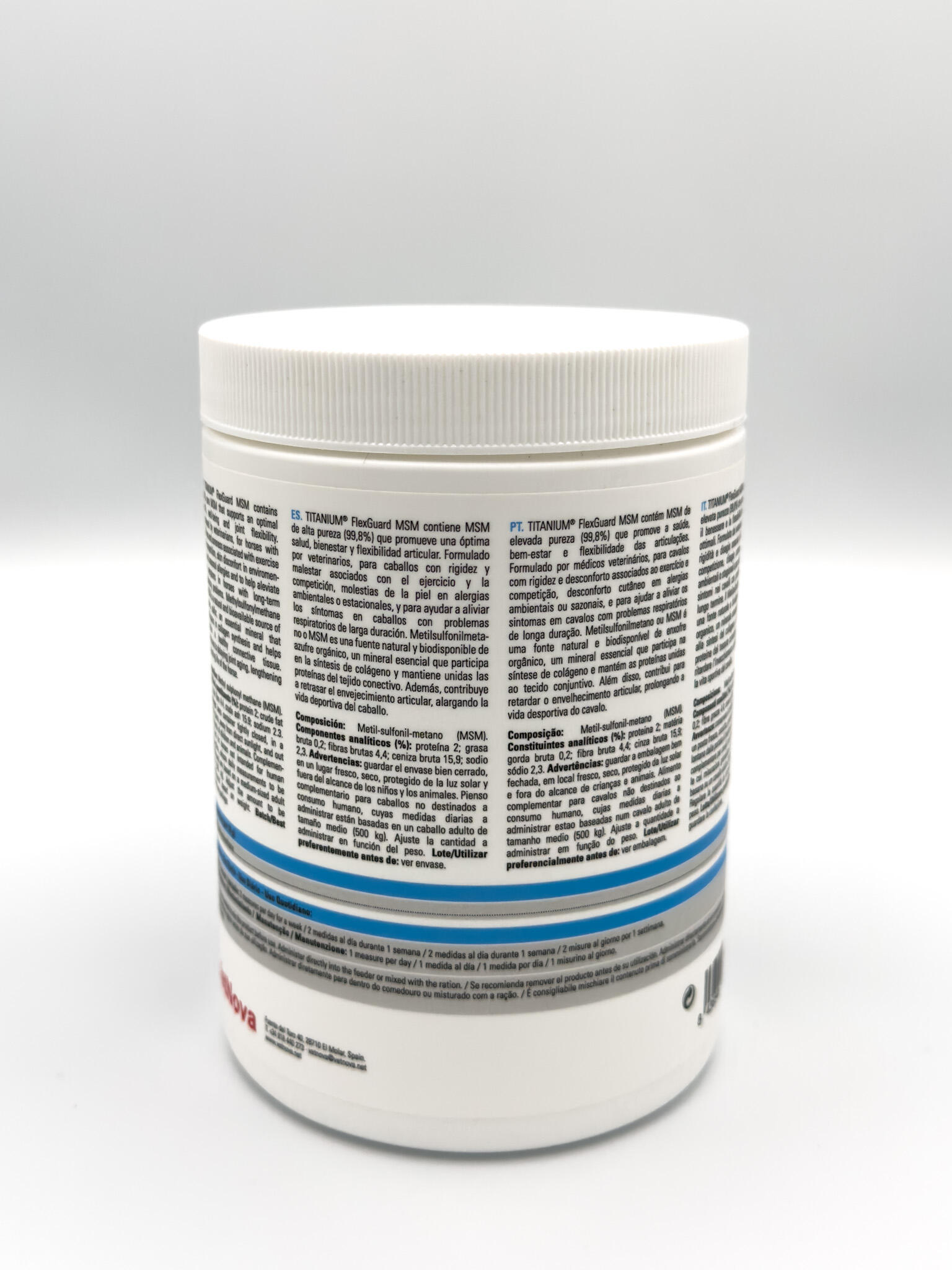 Suplemento del sistema locomotor, TITANIUM® FlexGuard MSM 300g 3/5