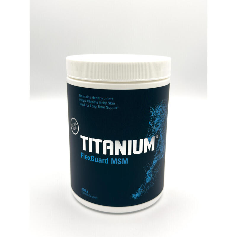 TITANIUM® FlexGuard MSM, verbetert de flexibiliteit in het bewegingsapparaat.