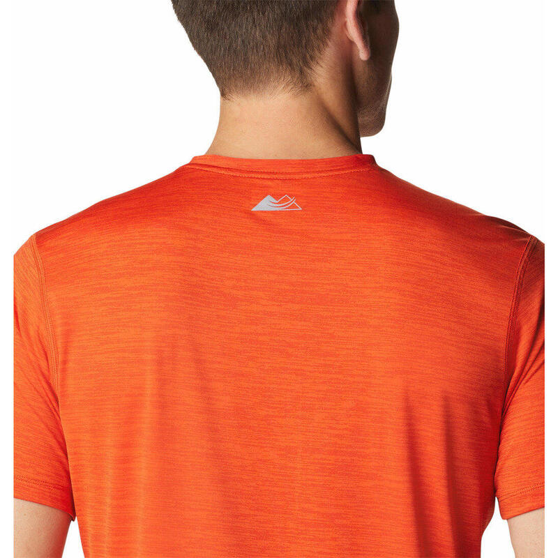 Kurzarm-Sportshirt Trinity Trail Graphic Tee Herren - orange