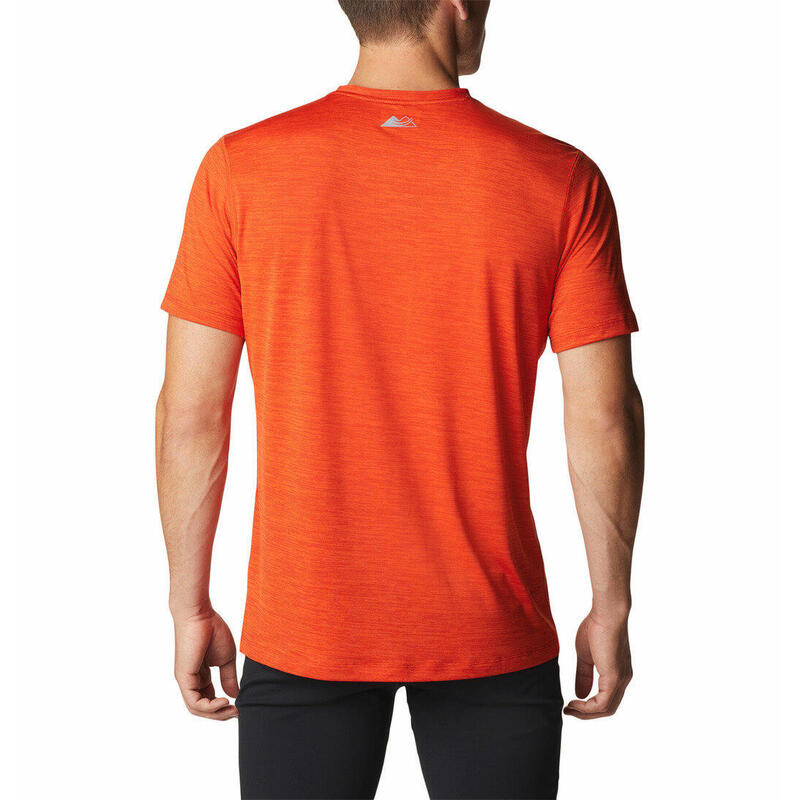 Kurzarm-Sportshirt Trinity Trail Graphic Tee Herren - orange