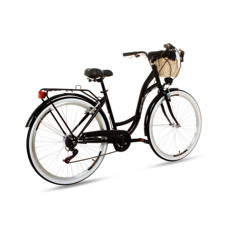 Rower miejski GOETZE Mood 28 7B Shimano kosz GOETZE Decathlon