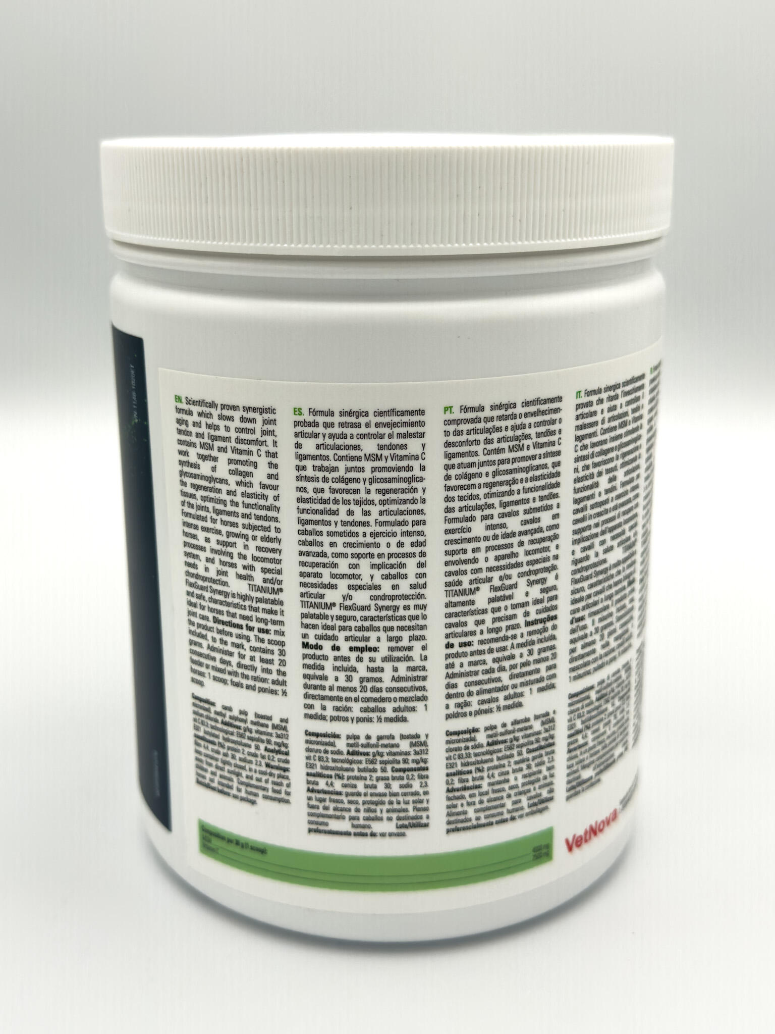 Suplemento articular TITANIUM® FlexGuard Synergy 1,2kg, retrasa envejecimiento 4/4