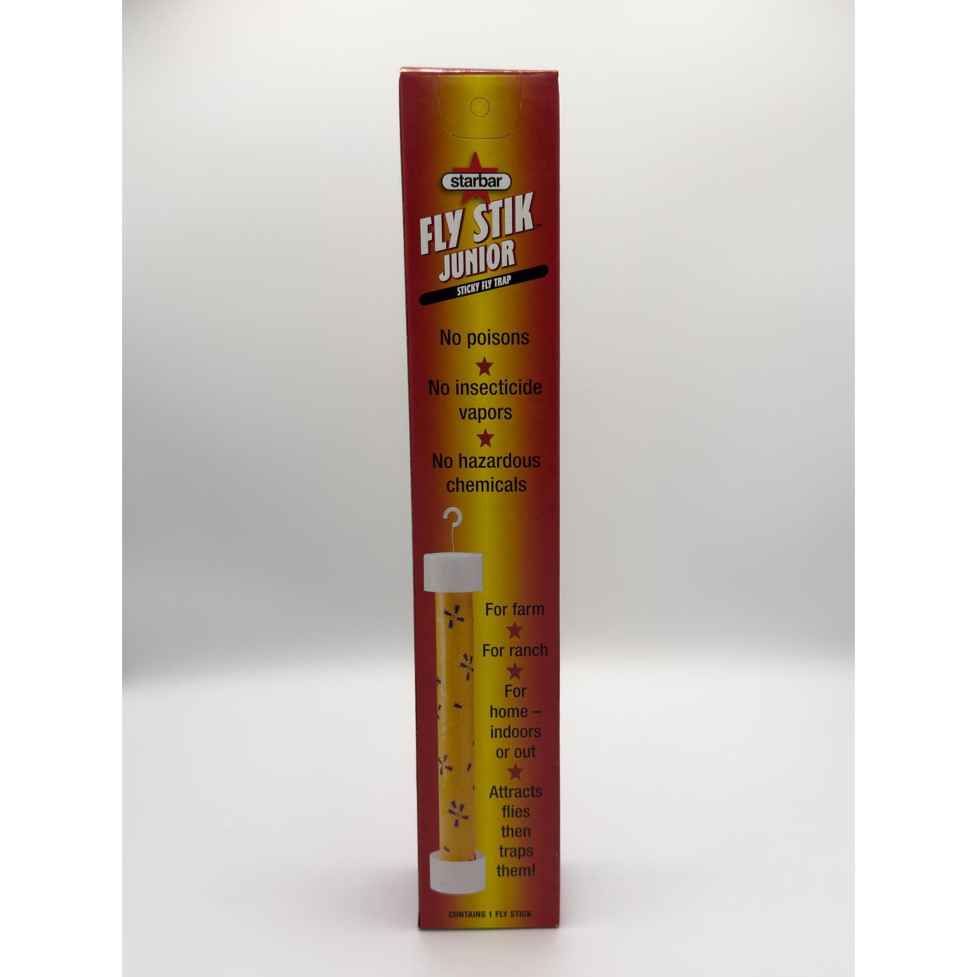 Fly stik junior - armadilha para moscas de interior e exterior.