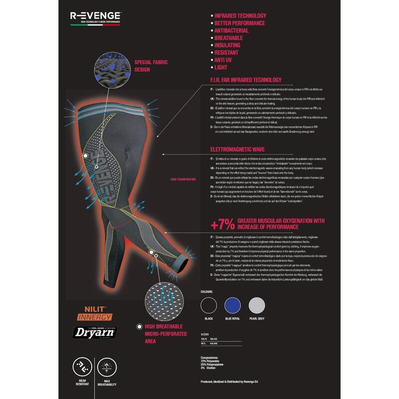 Thermo- und atmungsaktive Funktions-Laufleggings für Damen Schwarz