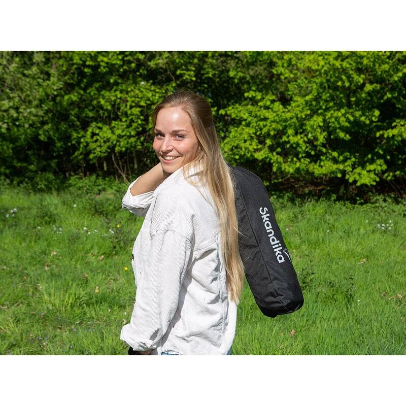 Zestaw 2 krzesła kempingowe składane Compact, do 150 kg każde, ultra lekkie