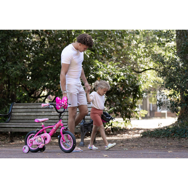 Huffy Disney Minnie Mouse Meisjesfiets voor kinderen van 3-5 jaar