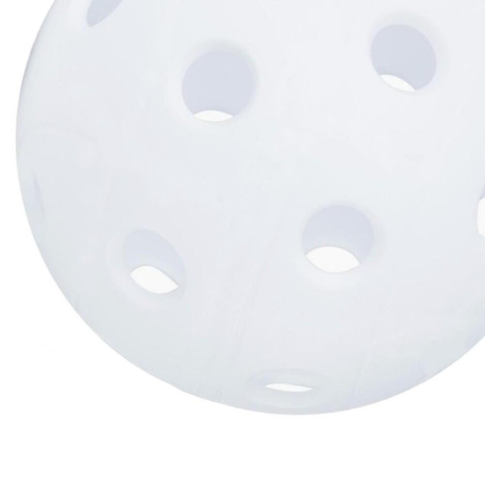 Pelota Hockey/Floorball Ø70mm Con Agujeros Blanco 2/3