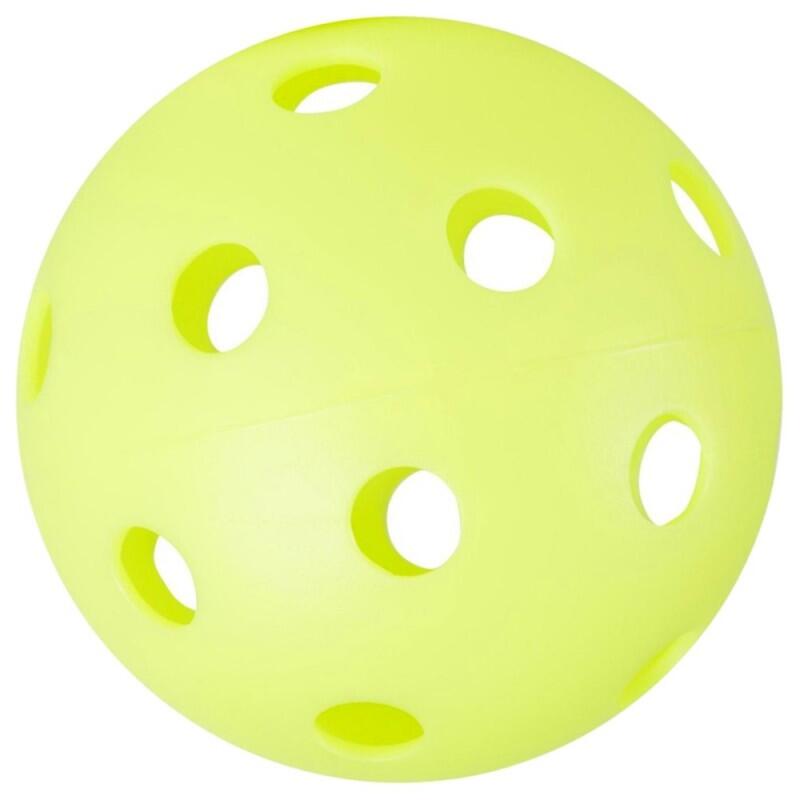 Pelota Hockey/Floorball Ø70mm Con Agujeros Amarillo