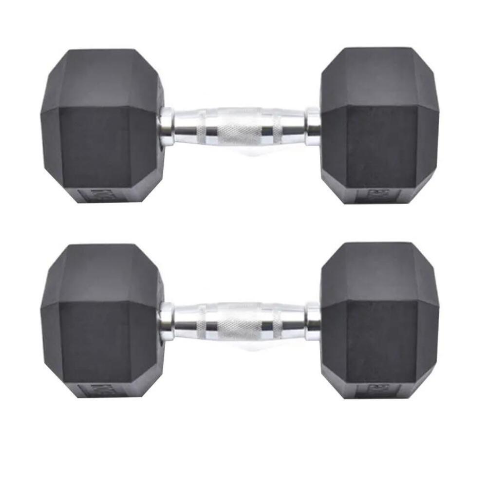 Mancuernas Hexagonales Musculaci n 2 5 kg a 27 5 kg Fitness Tech