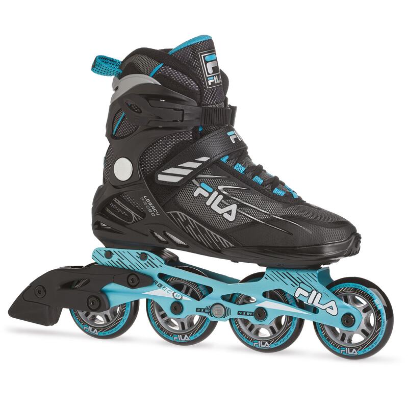 Rolki fitness damskie Fila Legacy Pro 80 Black Light Blue 2022