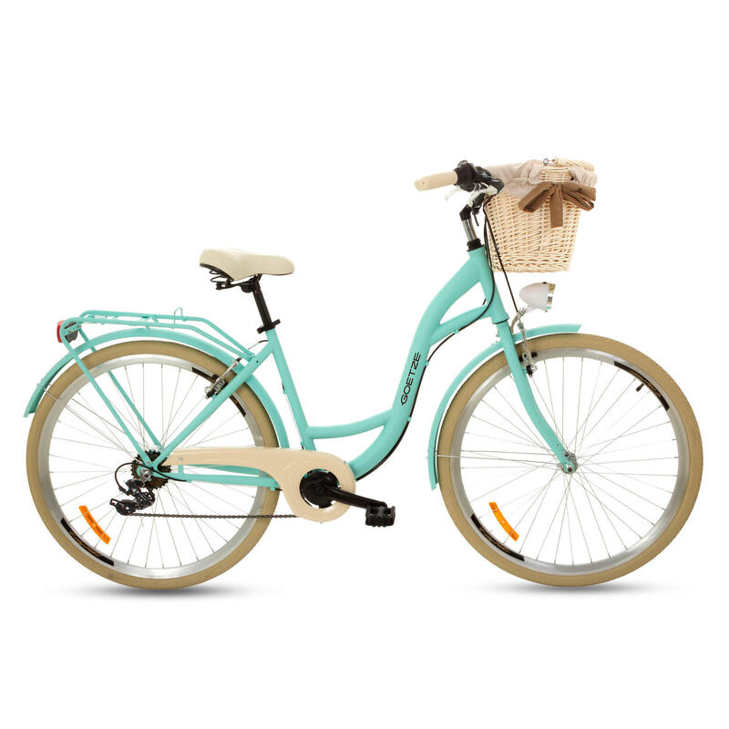 Rower miejski GOETZE Mood 28 7B Shimano kosz GOETZE Decathlon