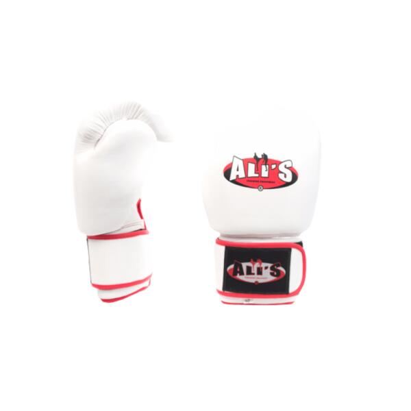 Ali's-BG TR-Bokshandschoenen-Training-Wit-Leren 4/5