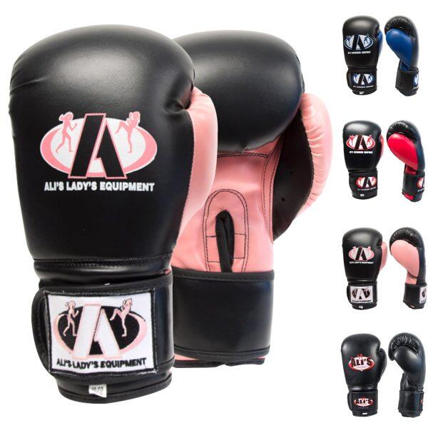 ALI'S FIGHTGEAR Ali's-BT GO-Bokshandschoenen-Zwart/Roze