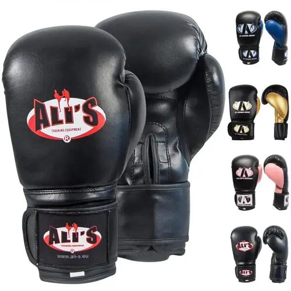Ali's-BT GO-Boxing Gloves-Black