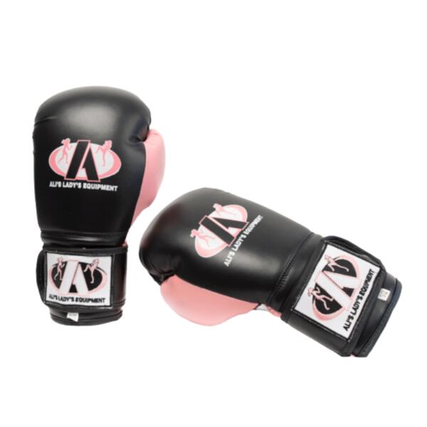 Gants de boxe Ali's-BT GO-Noir/Rose 3/5