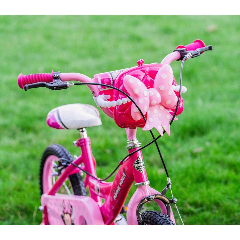 Vélo pour enfants Huffy Disney Minnie Mouse 16 pouces rose pour 5-7 ans