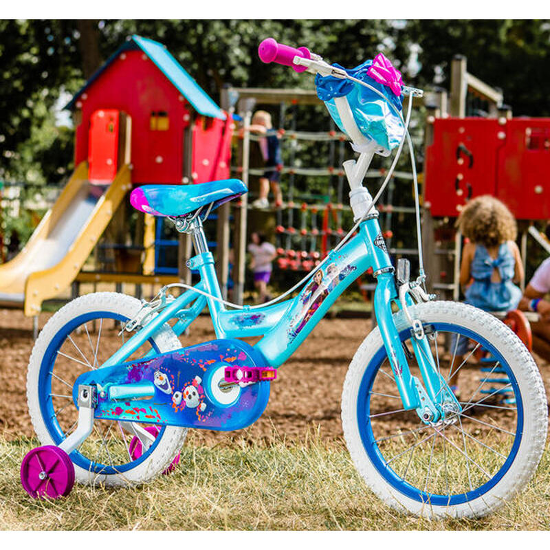 Bicicleta Disney Frozen 2 para menina - 5-7 anos - 16 polegadas