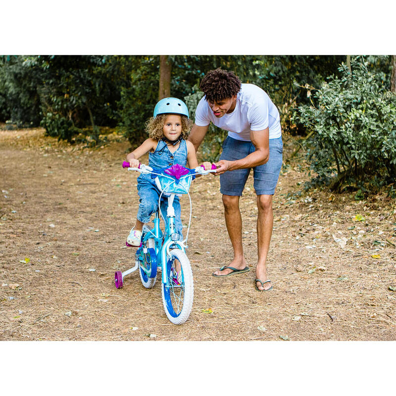 Bicicleta Disney Frozen 2 para menina - 5-7 anos - 16 polegadas