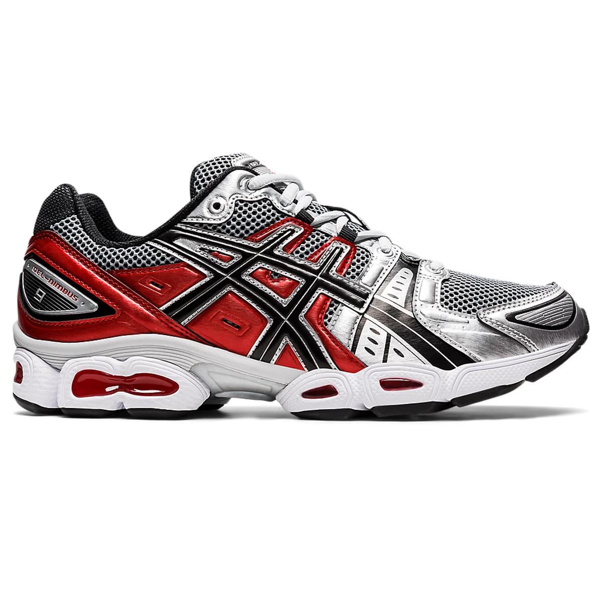 Asics Gel-Nimbus 9 Mens Silver Trainers ASICS | Decathlon