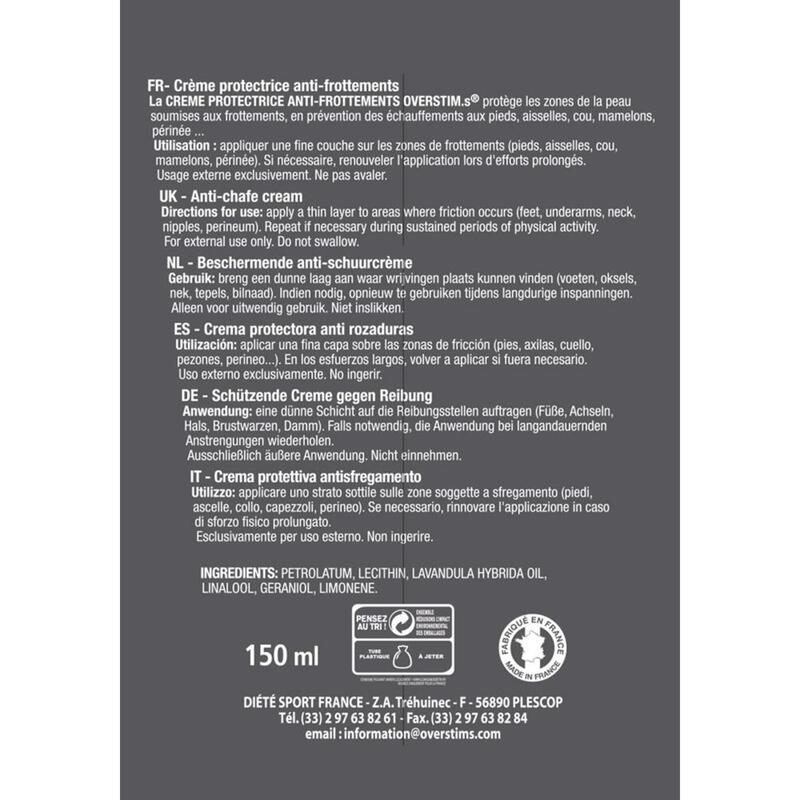 Crème Spécial cuissard / Antifrottements - 150ml