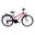 Bicicleta Copii Colinelli COL14, Marimea 350 mm, 24 inch, Violet, 6 Viteze, Otel