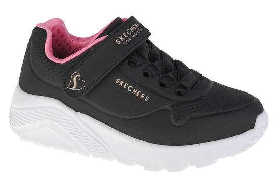 Zapatillas niña Skechers Uno Lite Negro