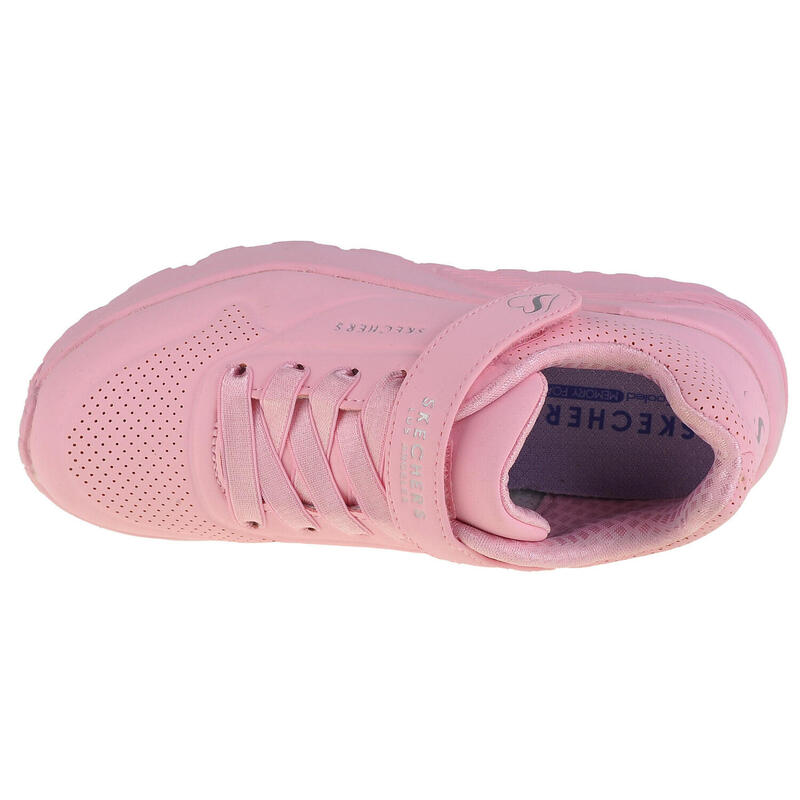 Sapatos de caminhada para raparigas, Skechers Uno Lite-Frosty Vibe