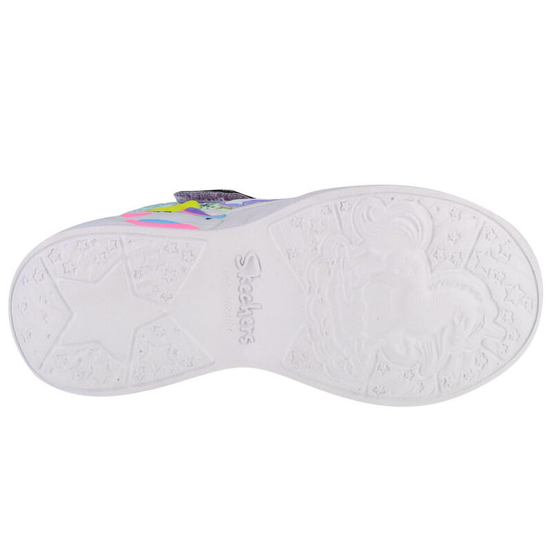 Calçado de caminhada para raparigas, Skechers S-Lights Unicorn Dreams