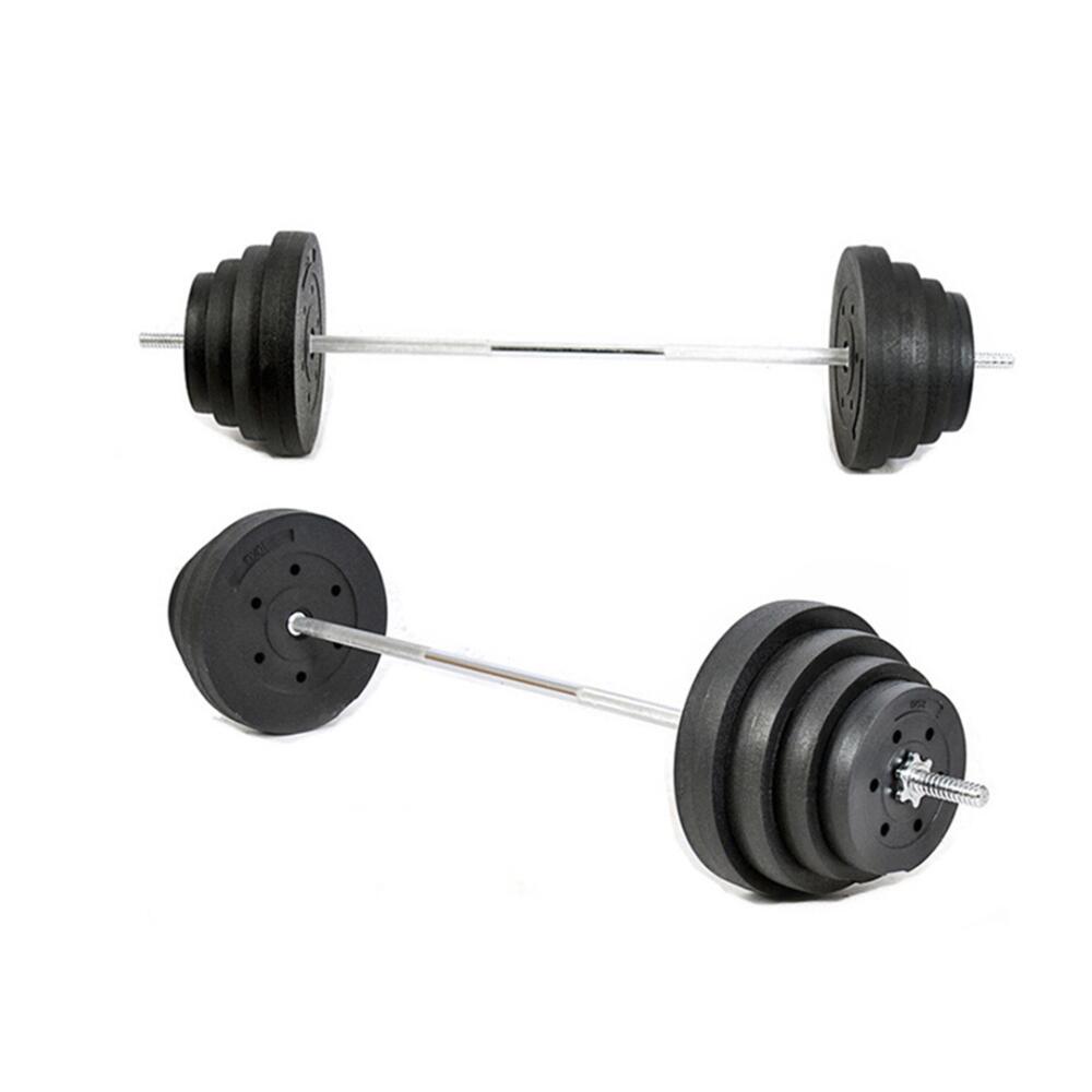 Kit Haltères avec Barre Olympique 90kg Fitness Tech 2/4