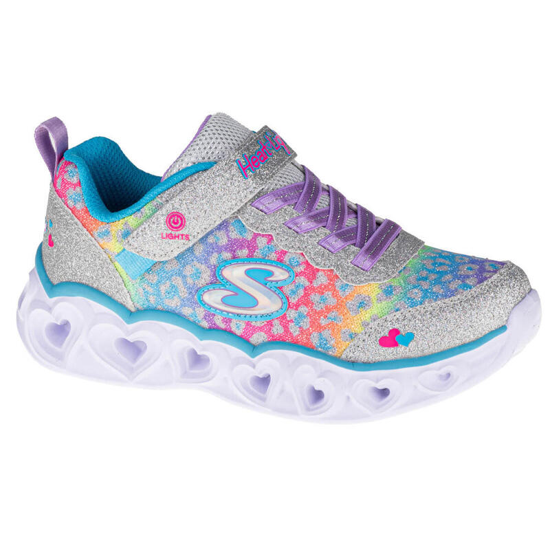 Sapatos de caminhada para raparigas, Skechers Heart Lights Shimmer Sports