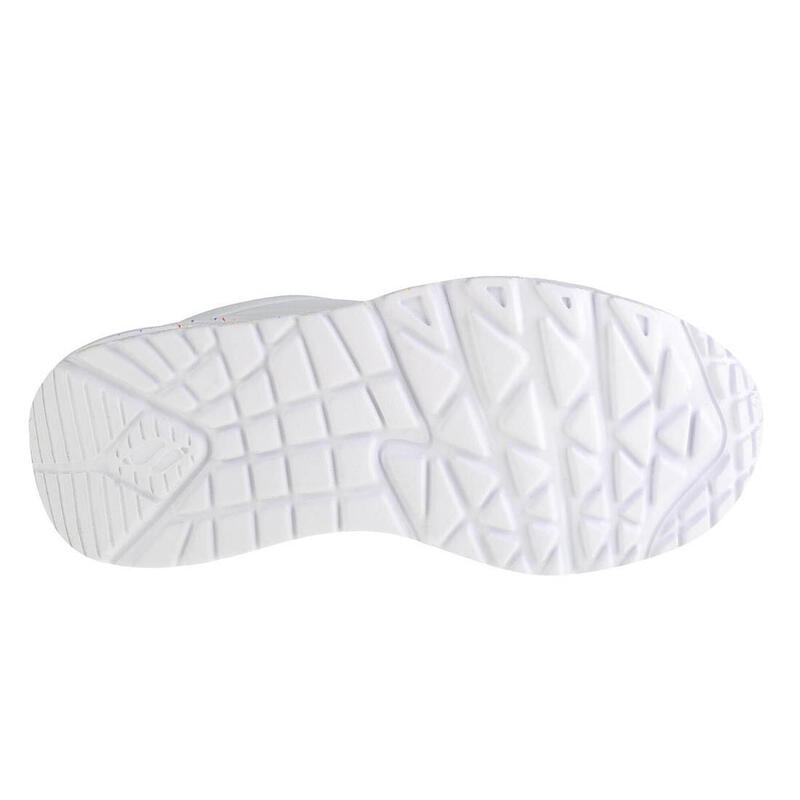 Pantofi sport copii Skechers Uno Lite - Rainbow S, Alb
