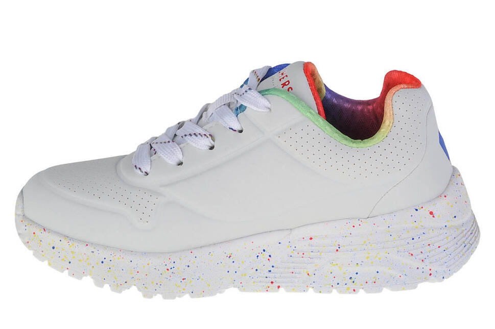Buty do chodzenia dziewczęce, Skechers Uno Lite Rainbow Speckle