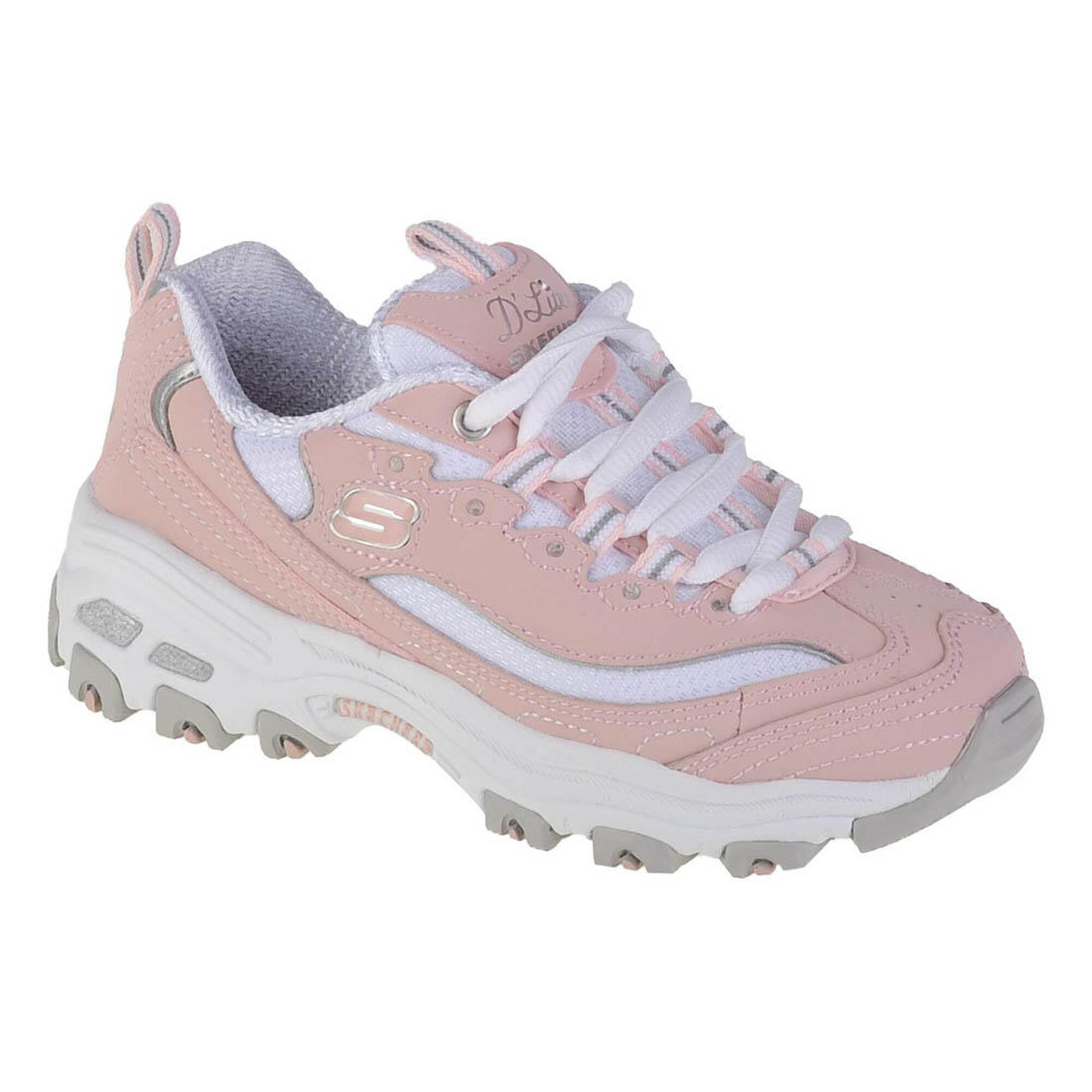 Skechers - Sneakers Pour Filles Skechers D'Lites- Biggest Fan - Chaussures De Sport - Rose - 27,5 - Decathlon