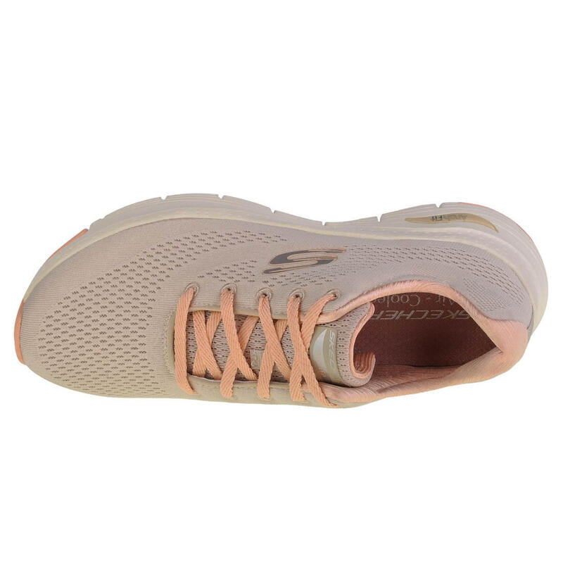 Calçado de Caminhada Desportiva Skechers Arch Fit-Big Appeal Mulher. Coral