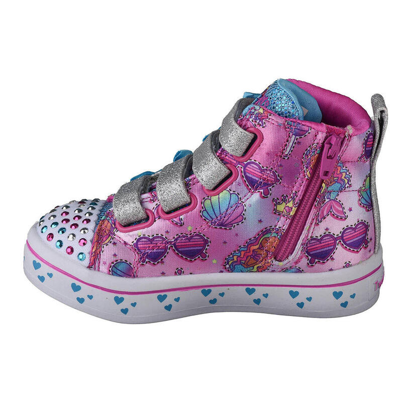 Gyerek gyalogló cipő, Skechers Twi-Lites Mermaid Gems